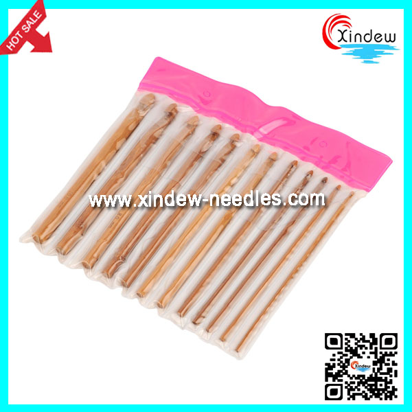 Carbonized Bamboo Crochet Hook Set