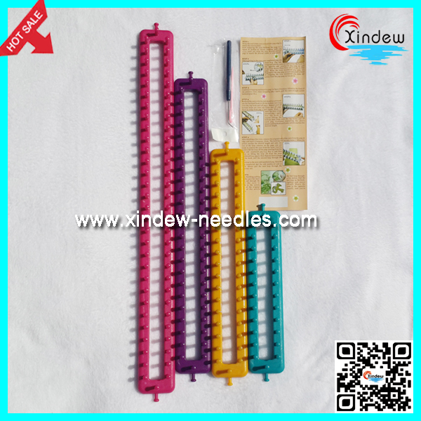 Long Knitting loom for making scarf