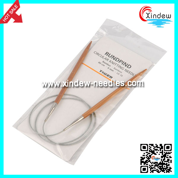 High Quality Bamboo Circular Knitting Needles With Steel Wire