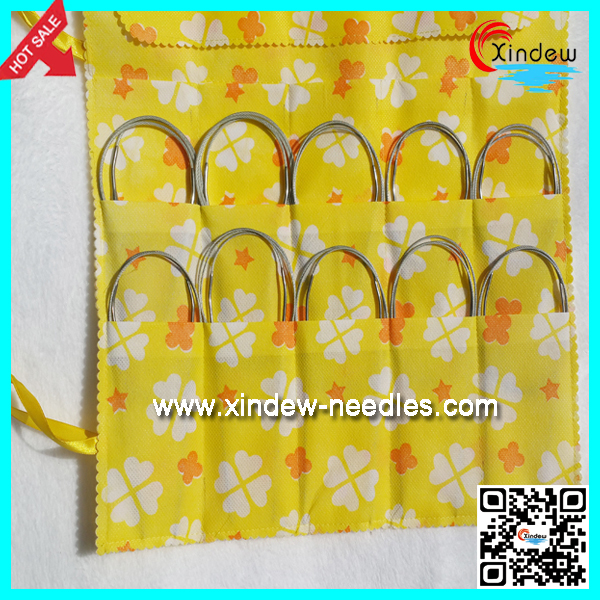 Non-Woven Fabric Case For Circular Knitting Needles